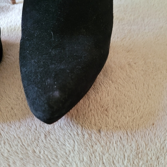 Rachel Zoe Lynette black suede heels size 9 - Picture 8 of 12